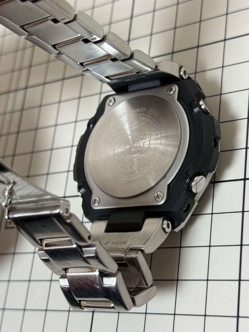 g-shock GST-W110D-1A9JF g-steel メタルバンド