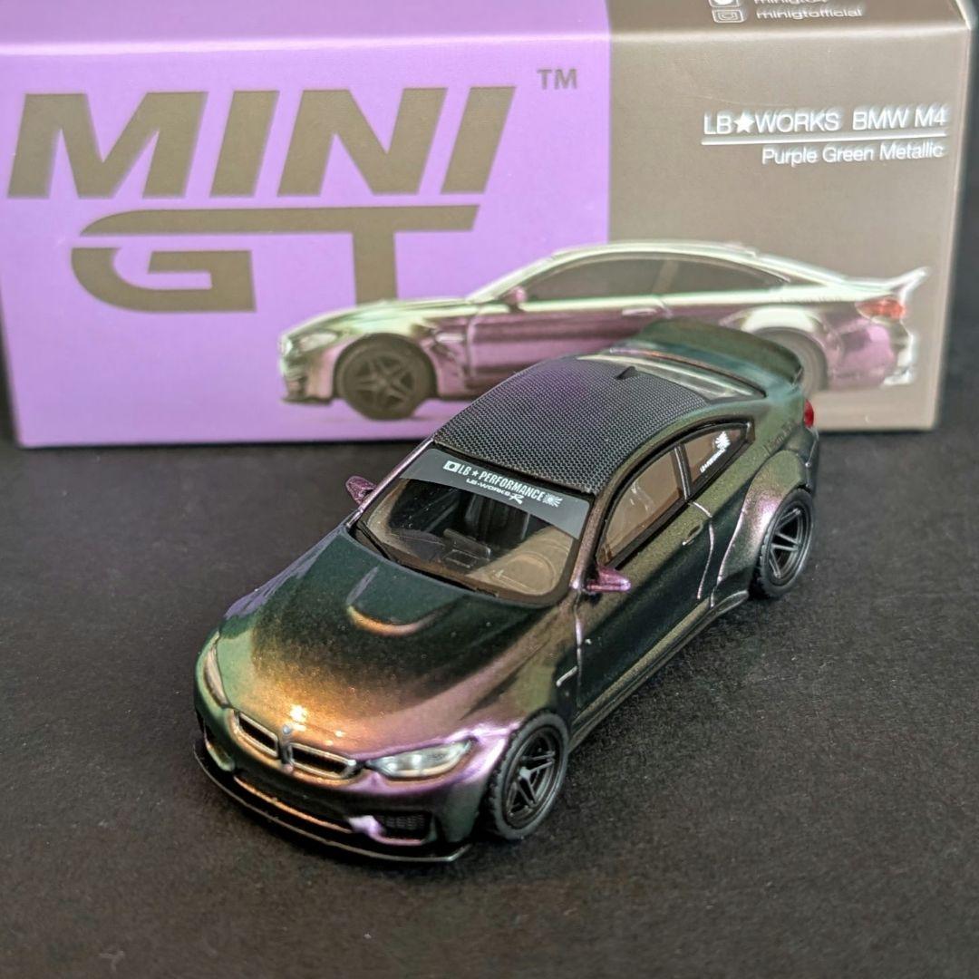 MINI GT 1/64 LBWK  M4 パープルグリーンメタリック