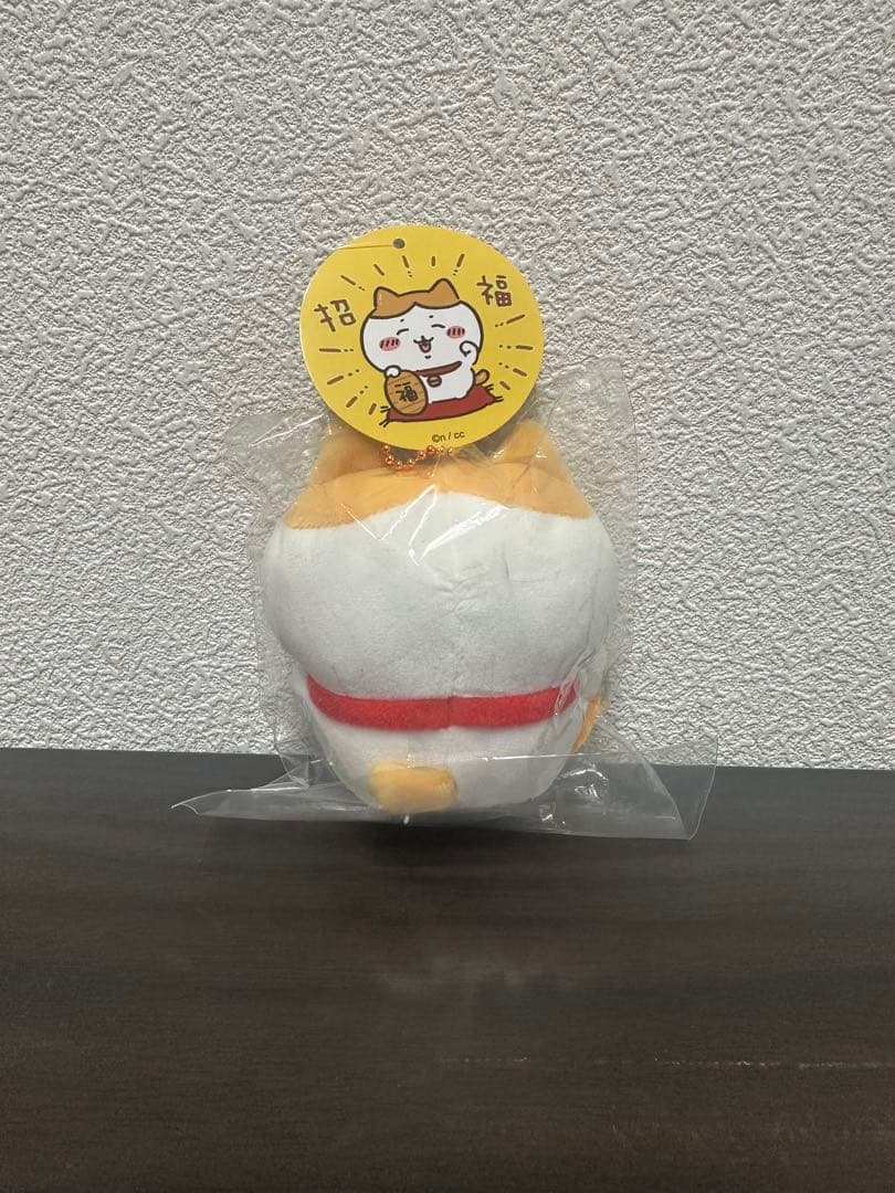 【新品】ちいかわ 招福 ハチワレ マスコット 招き猫 ぬいぐるみ
