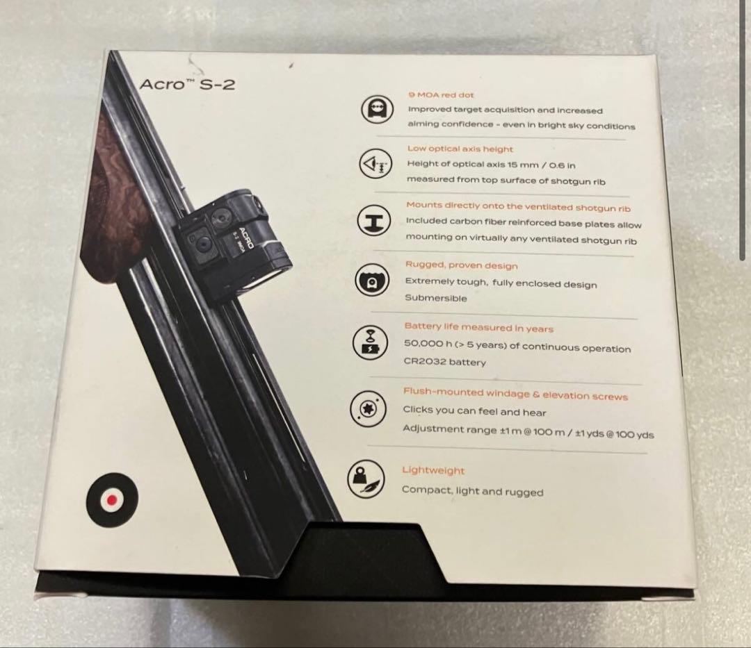 実物 AIMPOINTドットサイトACRO S-2正規品 acro s2 ダット
