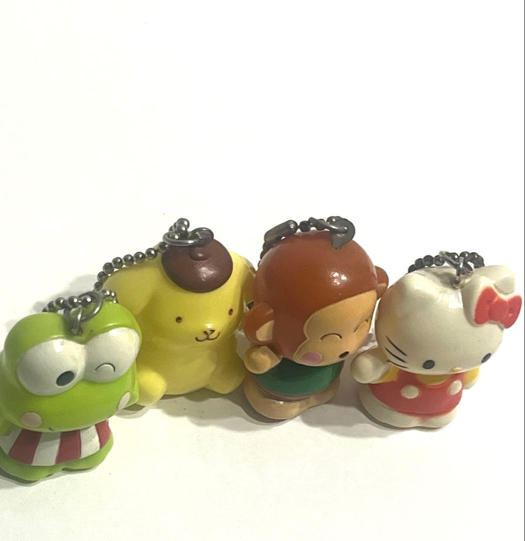 平成レトロ　昔なつかしい　サンリオ　キャラクター　ソフビ　フィギュアキーホルダー