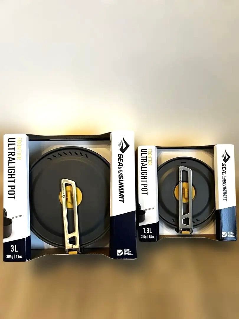 【新品お得セット】シートゥサミット フロンティア ULポット 1.3L & 3L