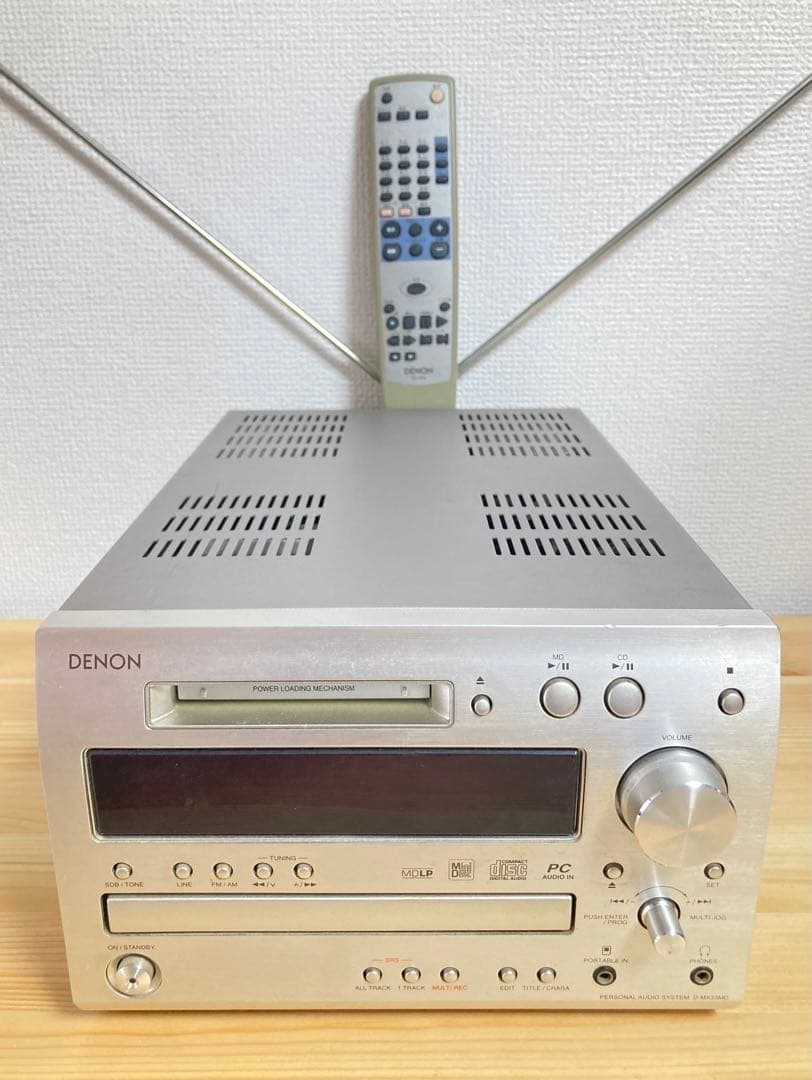 ☆ DENON D-MX33 CD MD TUNER USB-DAC ミニコンポ