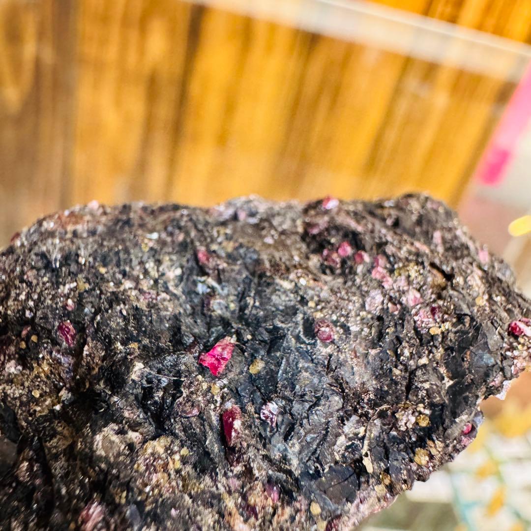 国産鉱物 パイロクスマンガン 愛知 ハイグレード クラスター