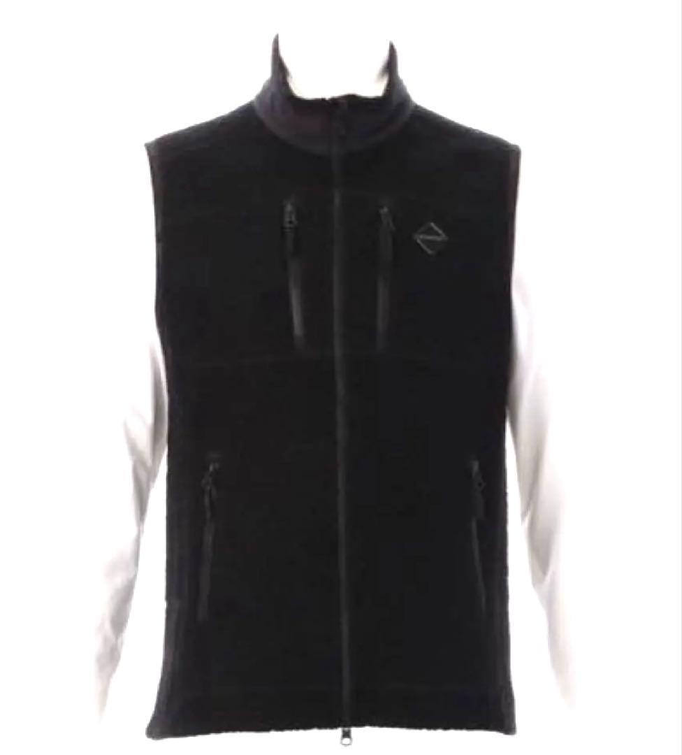 2025年秋冬モデル　ブリーフィングゴルフ　ウールボアベスト　ブラック