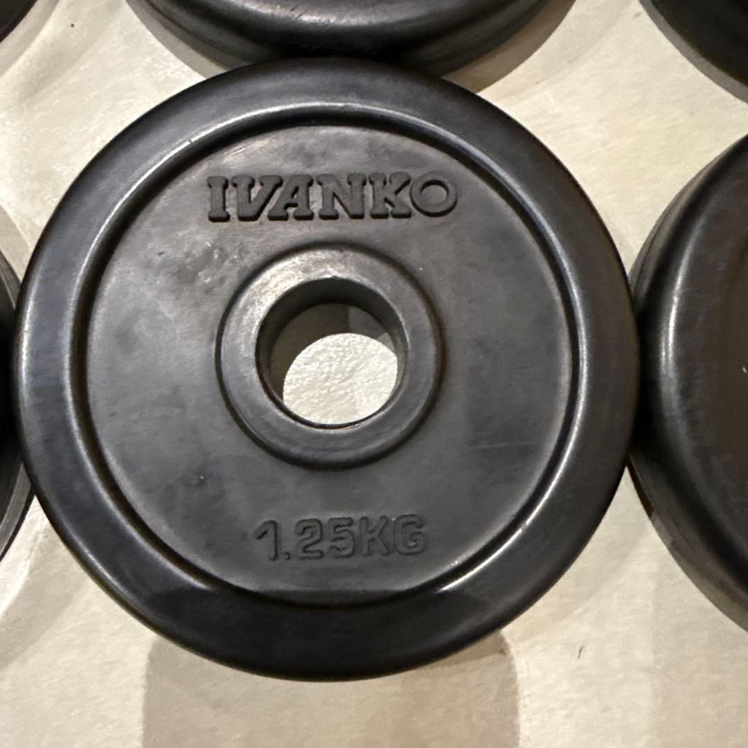 IVANKO イヴァンコ SRUBK ラバープレートダンベルセット Φ28mm