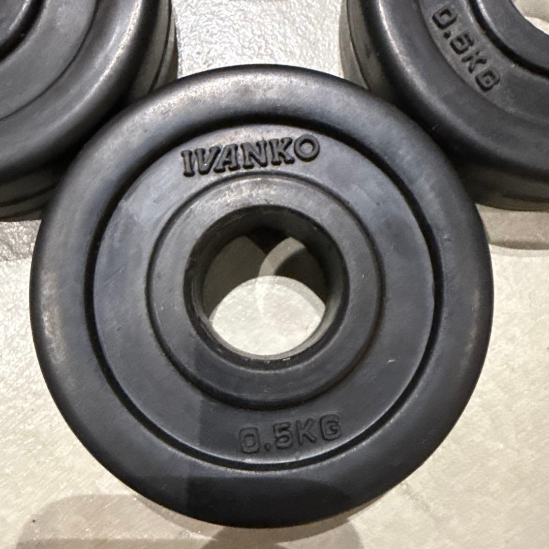 IVANKO イヴァンコ SRUBK ラバープレートダンベルセット Φ28mm