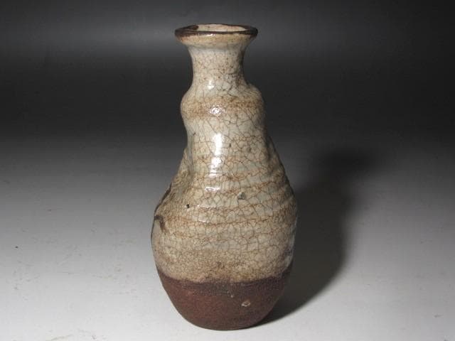 ☆　古唐津徳利　初代黒田陶々庵極めがございます☆y558