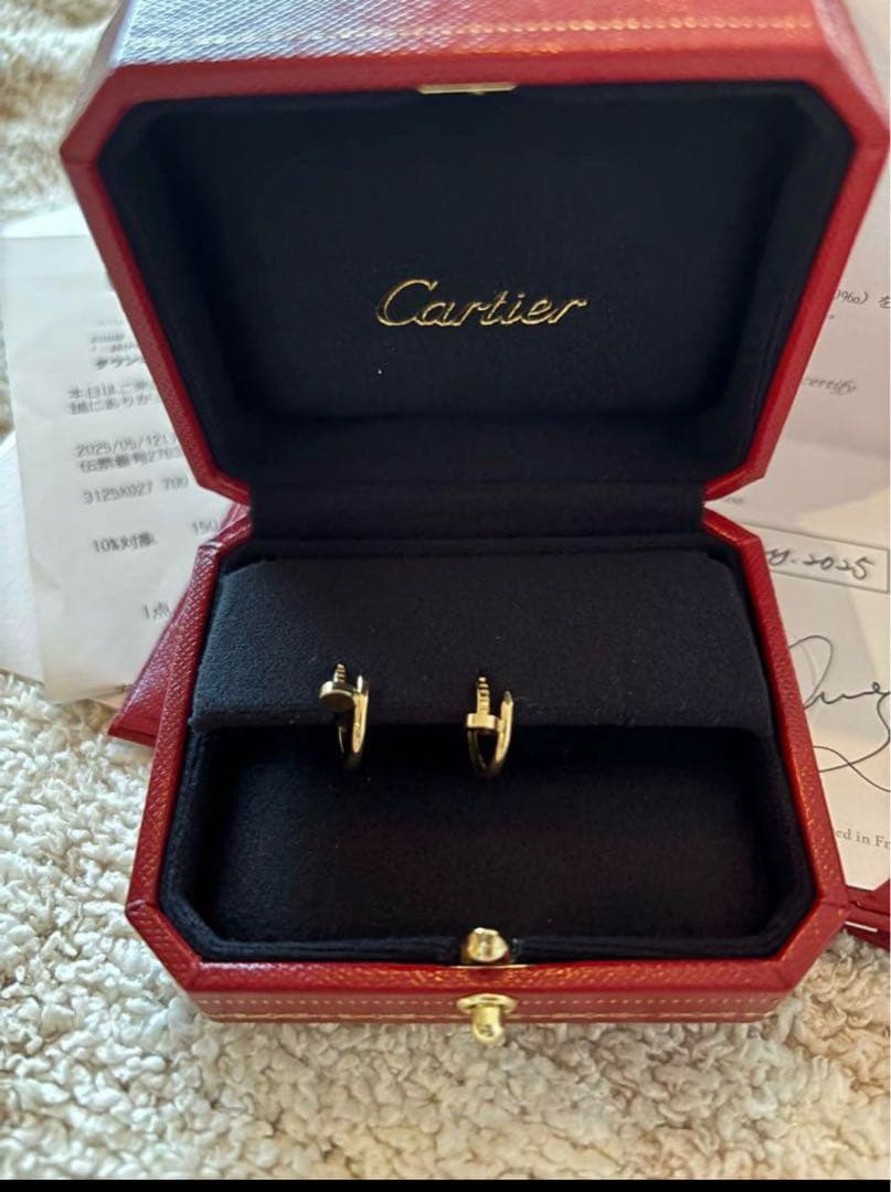 カルティエ ジュスト アンクル ピアス