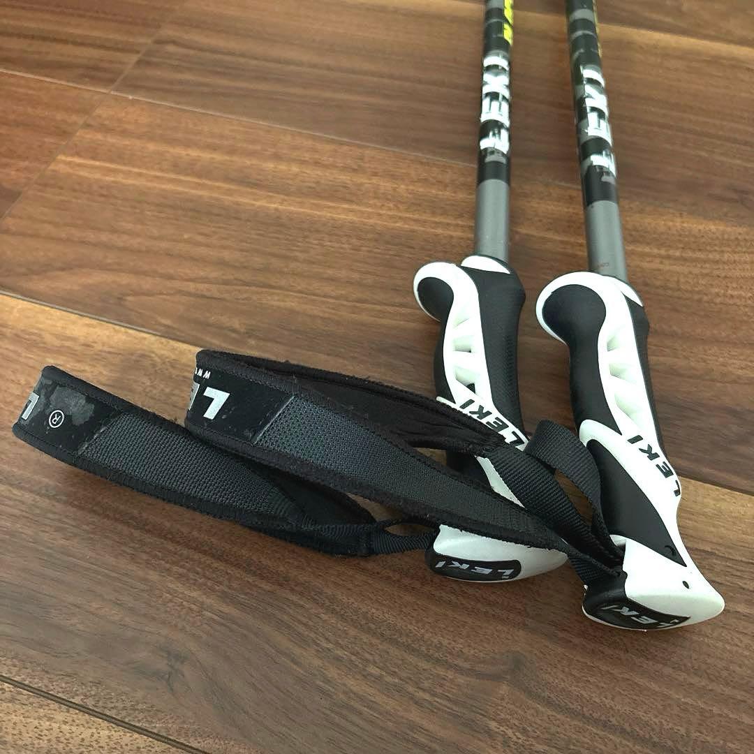 【匿名送料込】ロシニョールスキー板LOOKビンディングLEKIストック3点セット