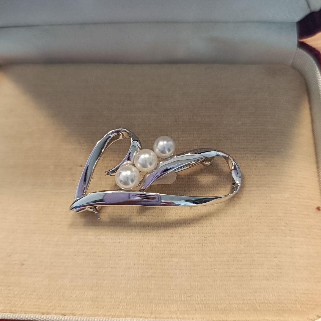 ミキモト　ブローチ　3P 　ベビーパール　925刻印 付属品なし