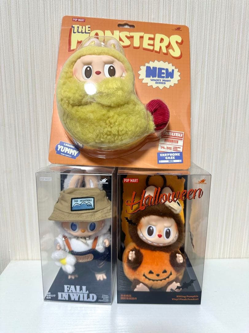 POPMART ラブブぬいぐるみ&Earphone Caseセット