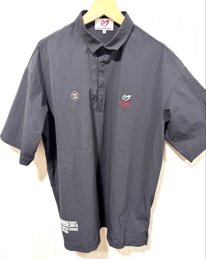 MASTER BUNNY EDITION ポロシャツ ブラック