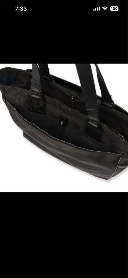 【新品】定価66,000円　ブリーフィング フュージョン BSトート HD 黒