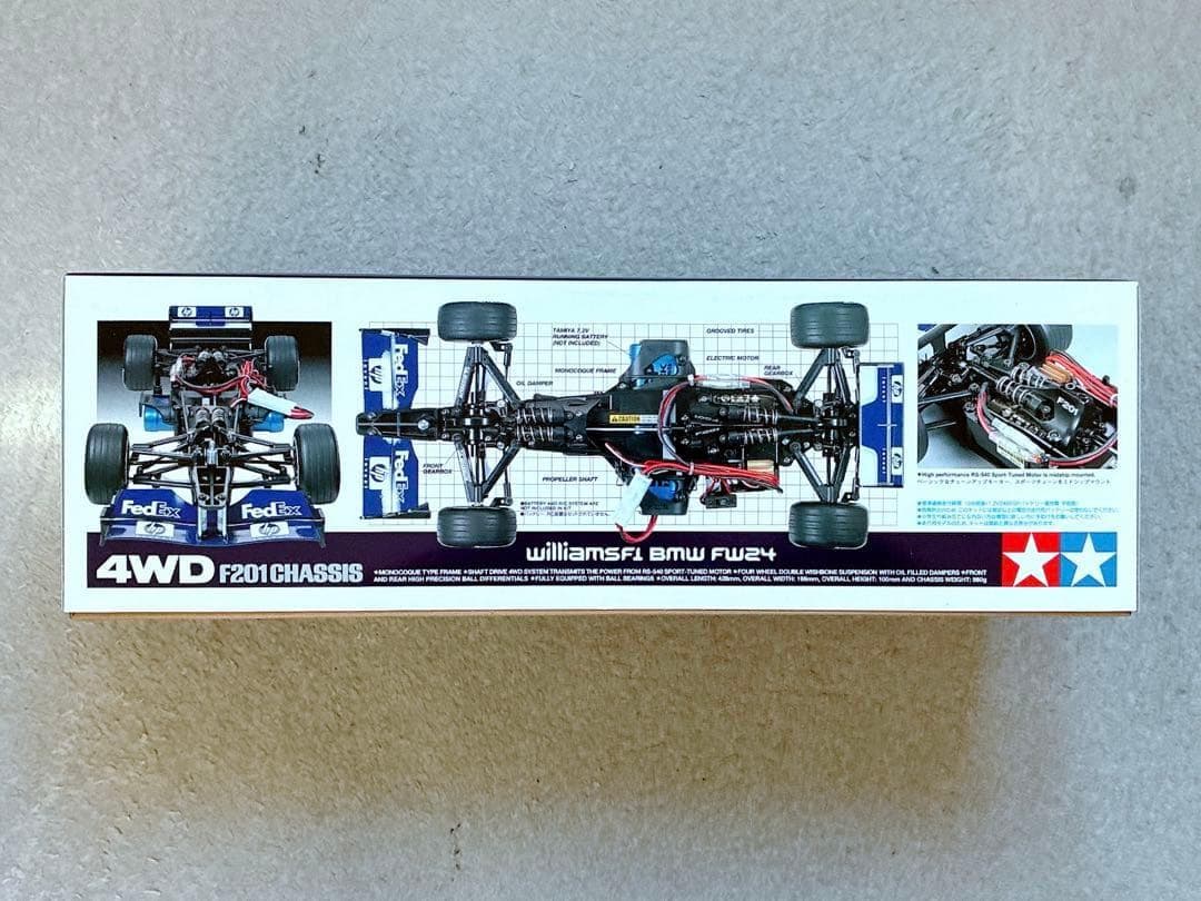 限定品 タミヤ RC F201 チューンドシャーシーキット ウィリアムズFW24