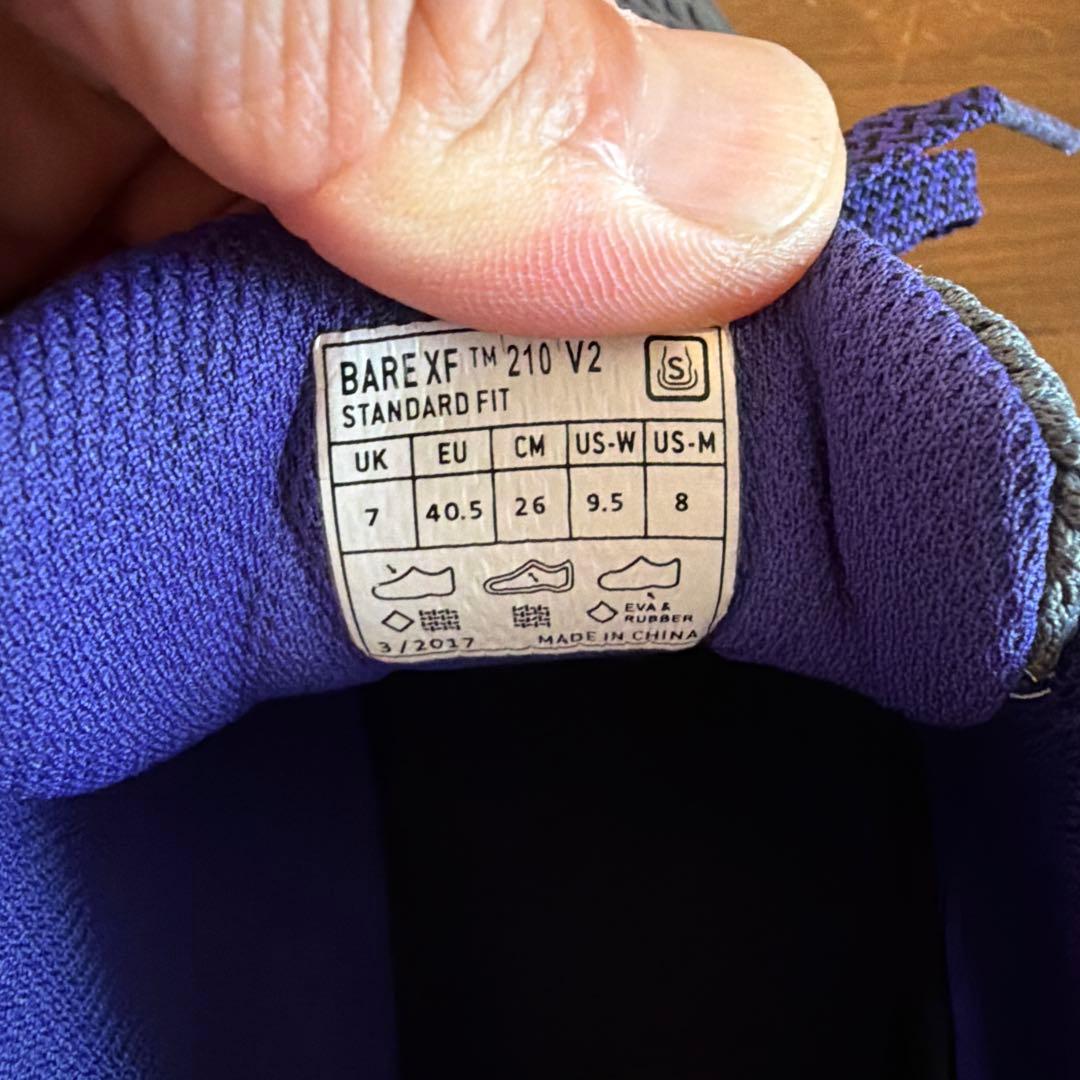 【美品】イノヴェイト inov8 BARE-XF 210 V2 MS メンズ