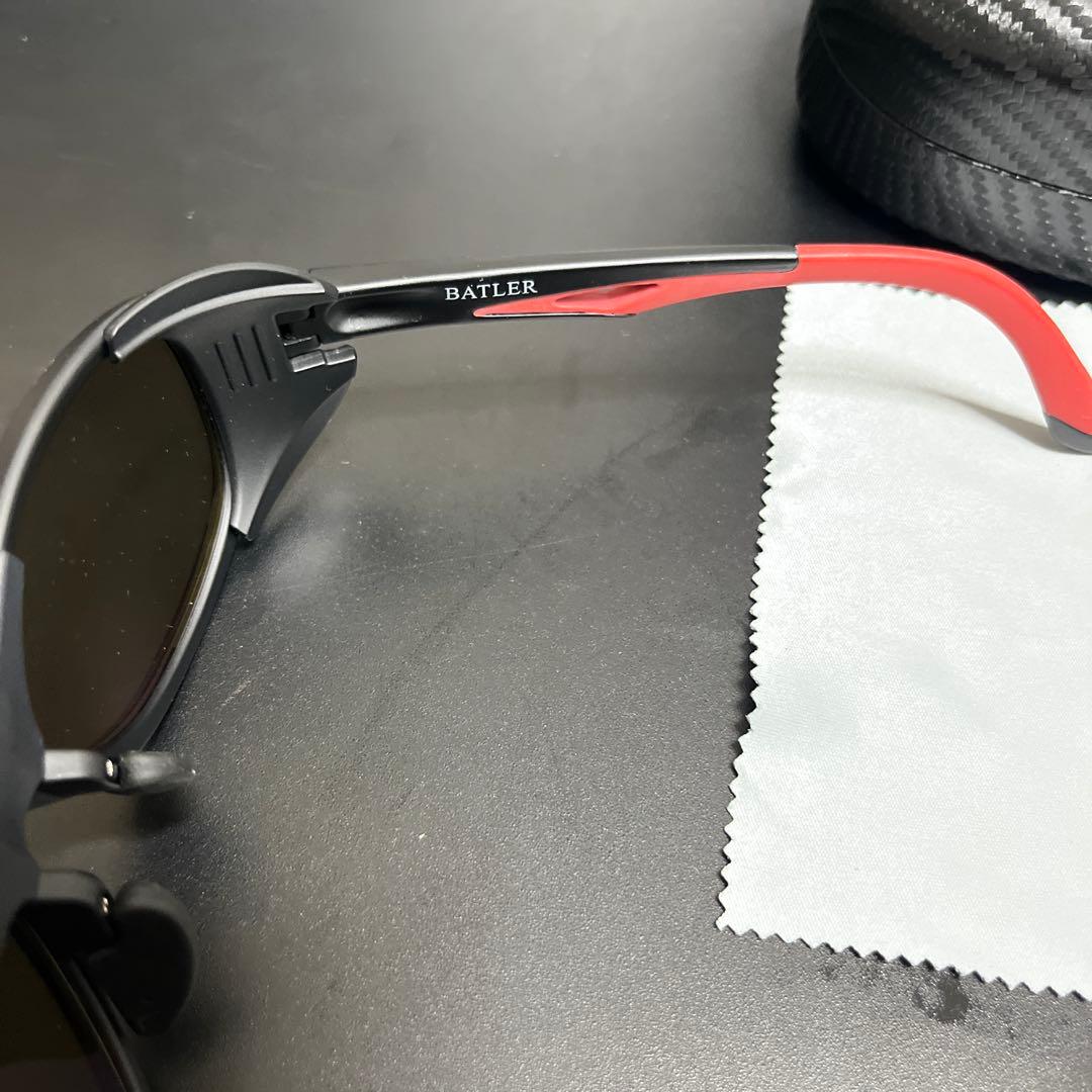 ジール オプティクス 偏光 バトラー ブラック/レッド LSライトスポーツ