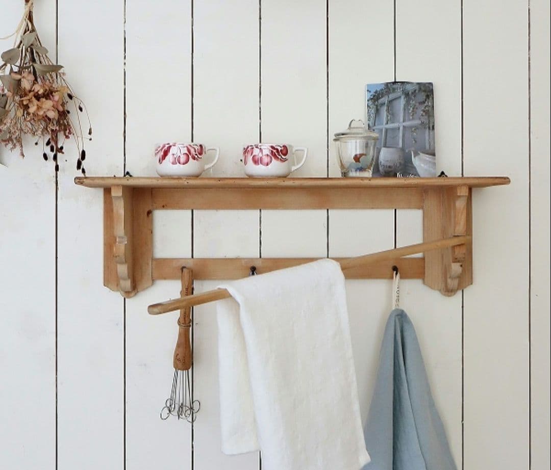 週末出品限定♡フランス アンティーク キッチンシェルフ