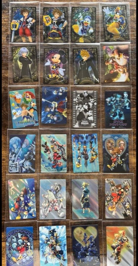 キングダムハーツ　ウエハースカード　第一弾フルコンプリートセット