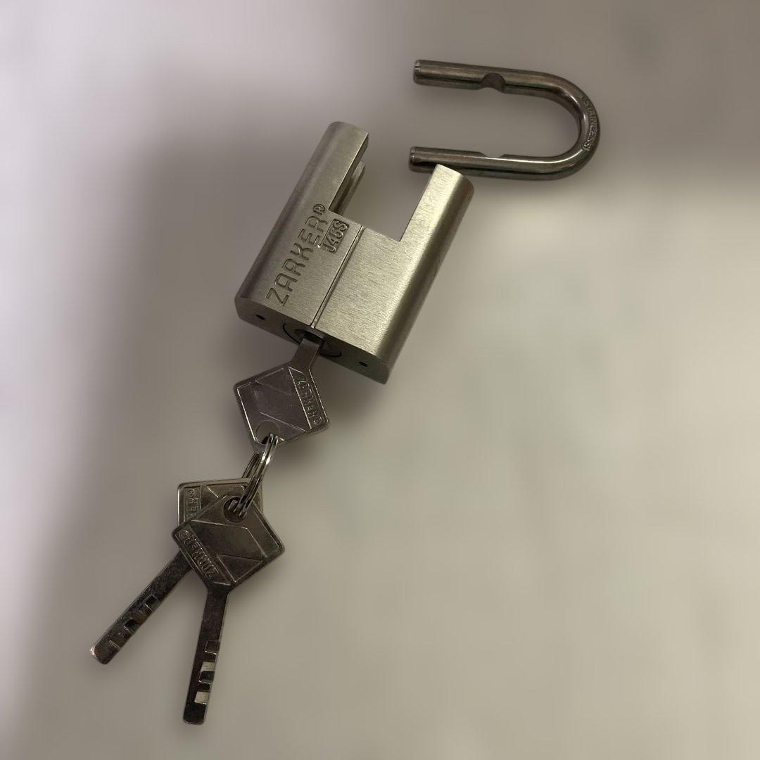 4個✨南京錠 Zarker J45S ステンレススチール製 耐腐食性 耐候性