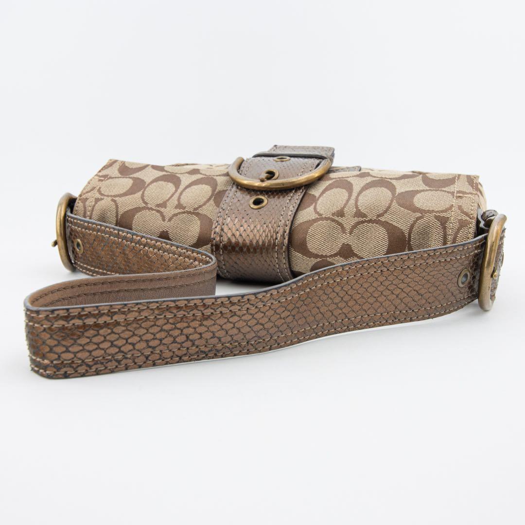 A145【COACH／コーチ】ソーホー　ハンドバッグ　ワンショルダー　シグネチャ