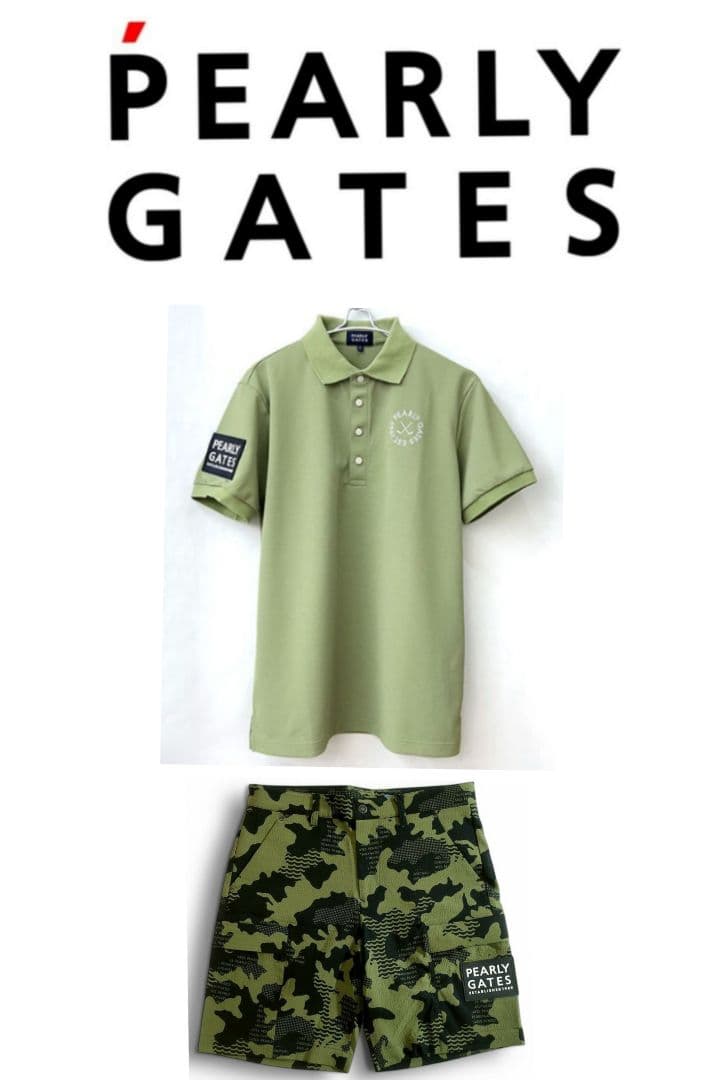 PEARLY GATES パーリーゲイツ　シャツ　カーゴパンツ　上下セット