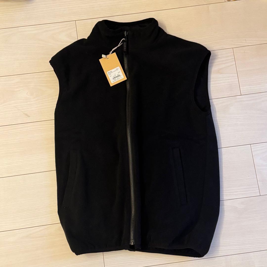 【タグ付き新品】Gramicci リバーシブルフリースベスト XS ブラック