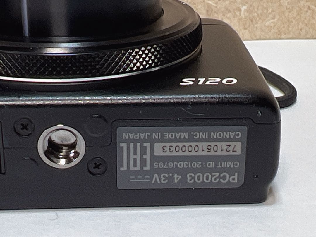 Canon S120 コンパクトデジタルカメラ ブラック