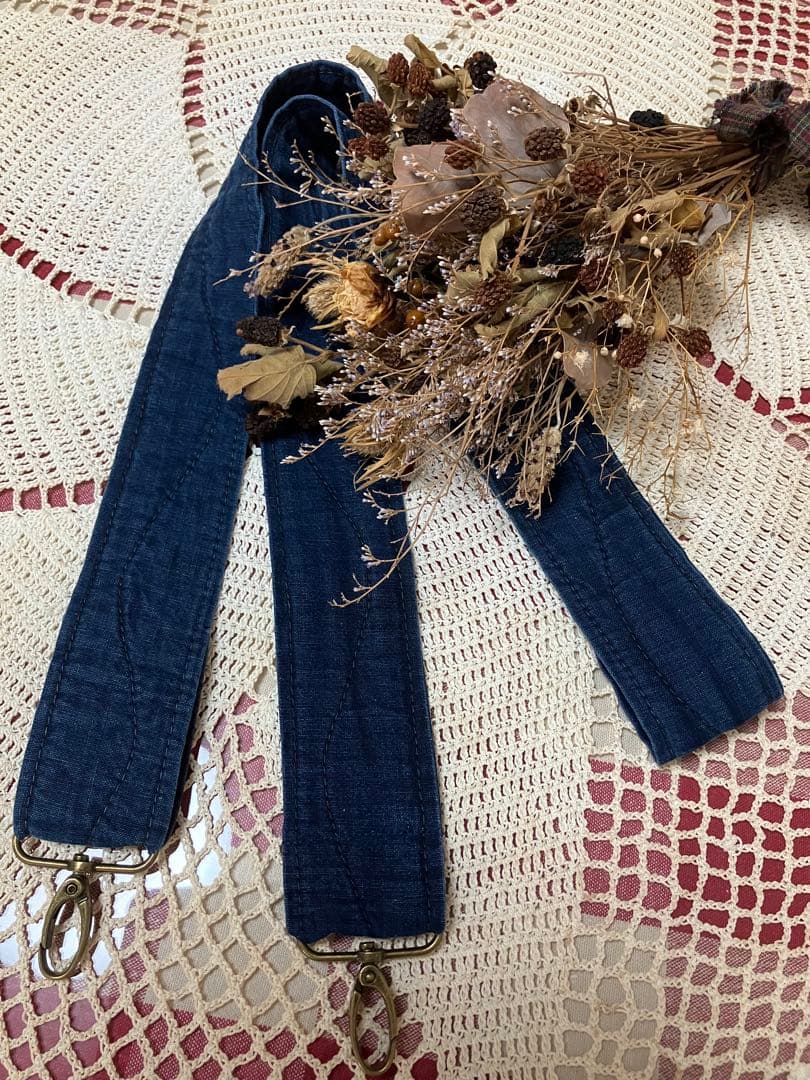 紅花染め茜染め草木染め藍染柿渋染め酒袋刺し子古布2wayショルダー手提げバック