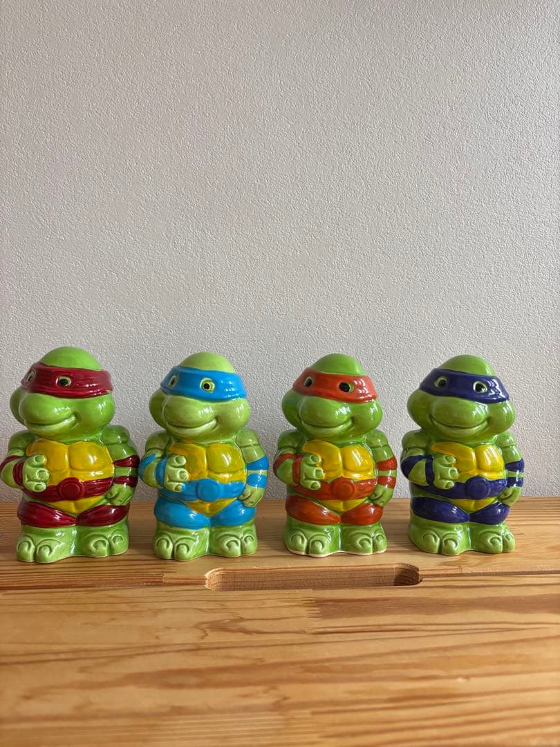 ミュータントタートルズ 陶器　貯金箱