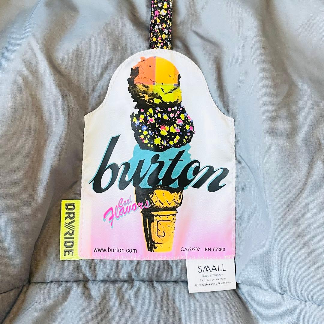 4357【新品タグ付き】バートン スノボウェア ジャケット ストライプ柄