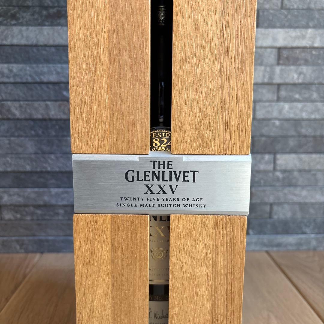 (希少)未開封THE GLENLIVET XXV 25年 シングルモルト旧ボトル