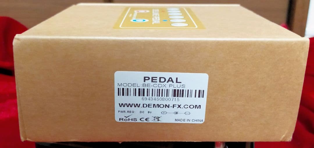 Demon Fx Be-Odx Plus オーバードライブ　ディストーション