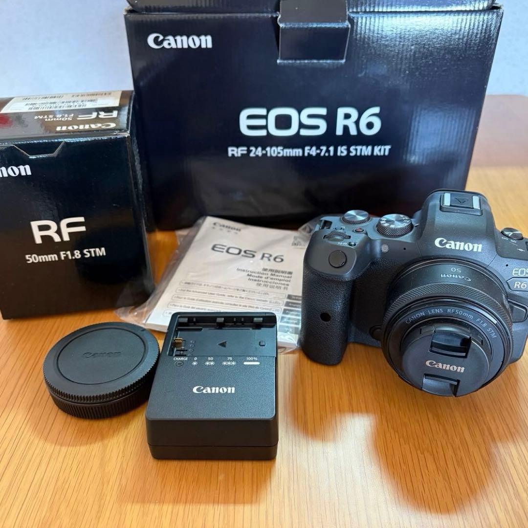 Canon EOS R6レンズキット本体+レンズ