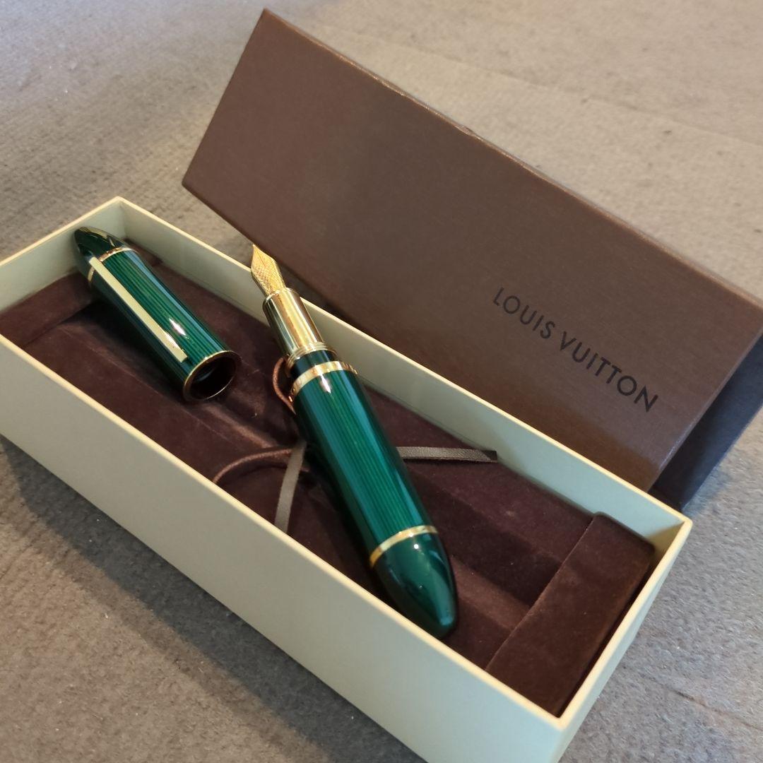 【超美品レア】Louis Vuitton 緑 万年筆