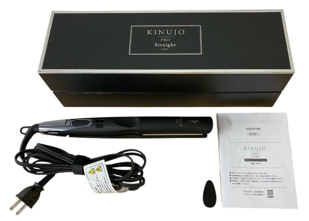 ★良品★ KINDJOPro キヌージョプロ ヘアアイロン ブラック KP001