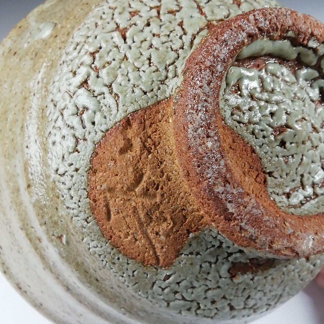 Ｔ５６１　茶碗　『灰釉　茶碗』『木器窯　田中和人』　共箱　抹茶碗　茶道具