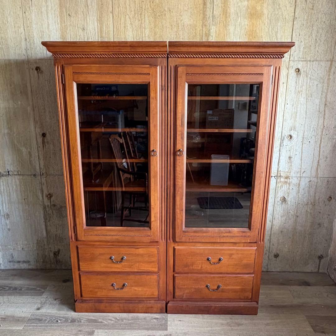 ETHAN ALLEN オーディオキャビネット　左右セット USAヴィンテージ