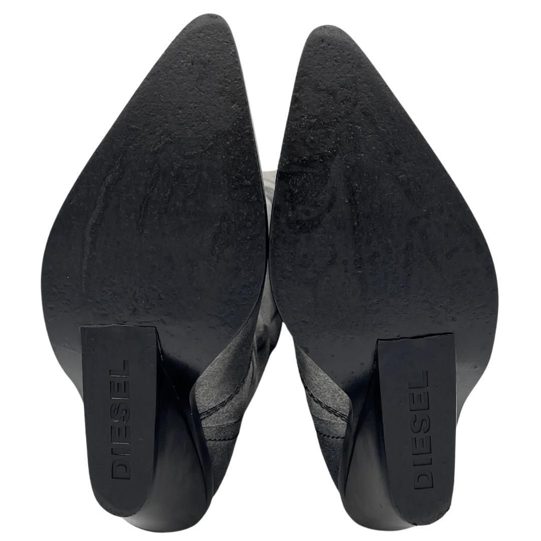 DIESEL ディーゼル ウェスタンブーツ 総柄 38