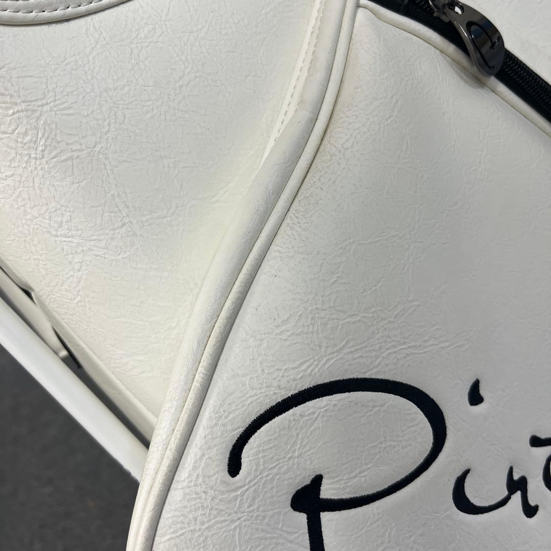 ピレッティ スタンド キャディバッグ ブラック Piretti ホワイト