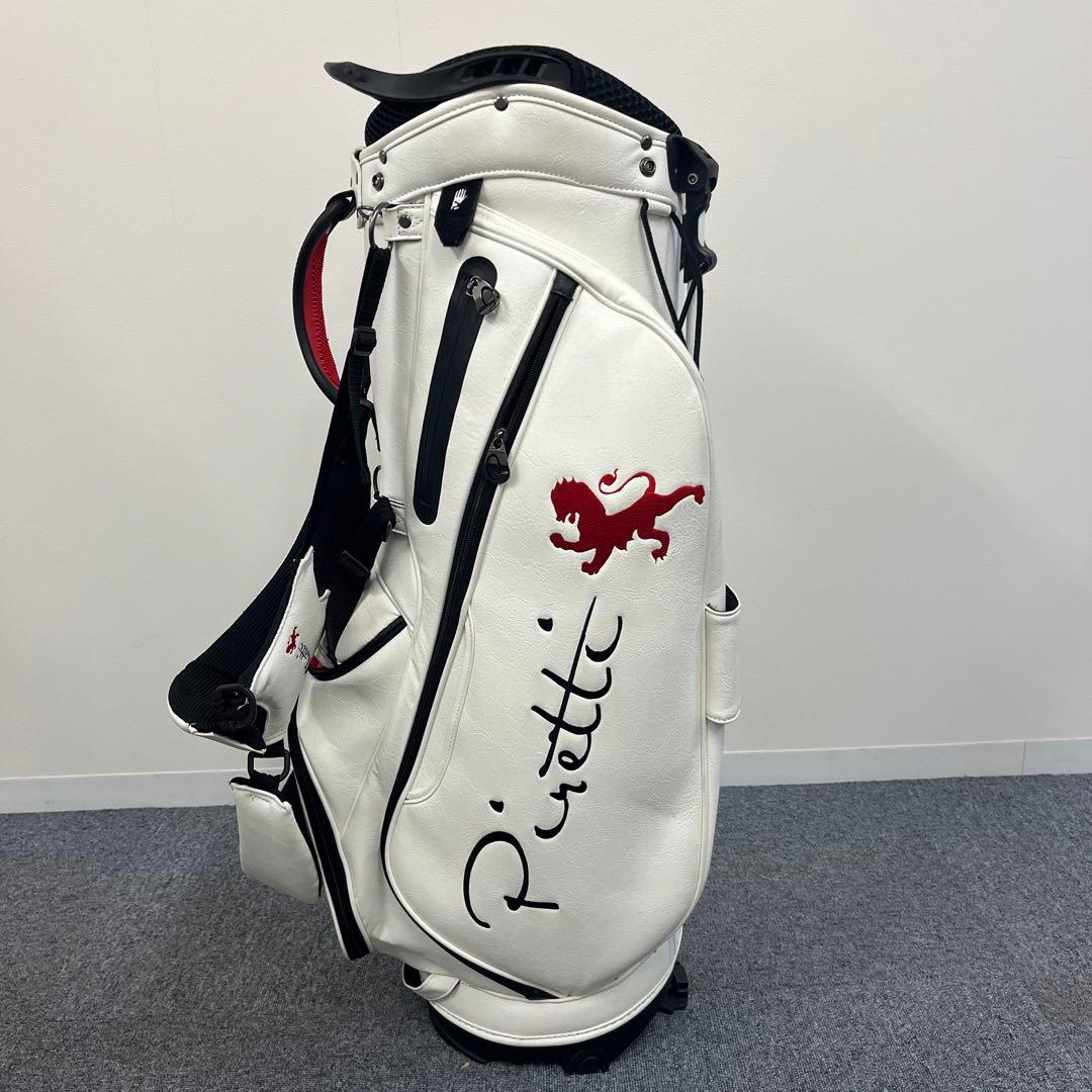 ピレッティ スタンド キャディバッグ ブラック Piretti ホワイト