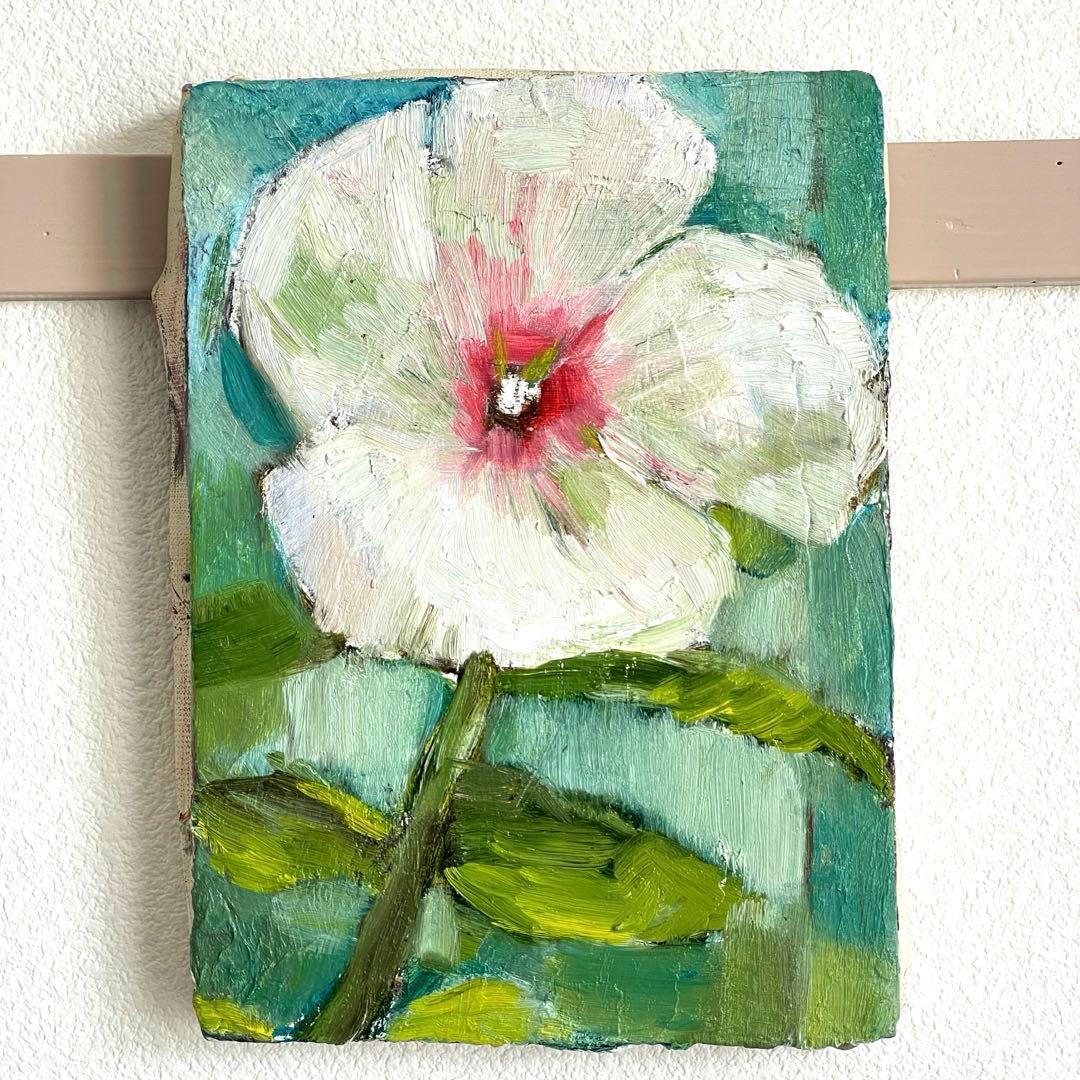 【絵画】アメリカフヨウ（額付きオプションあり）