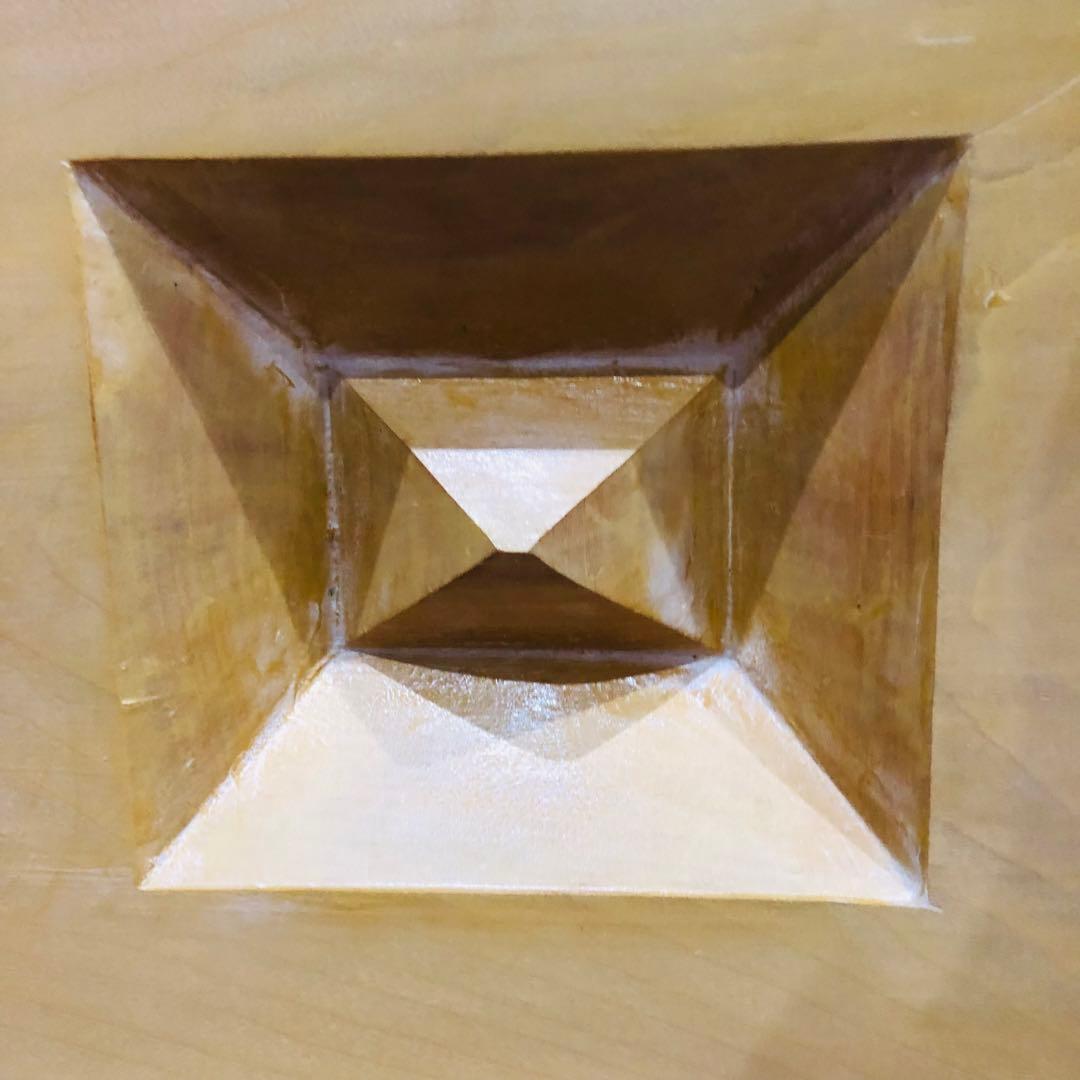 天然木 囲碁盤 蛤碁石セット 脚付 ヘソあり　5寸