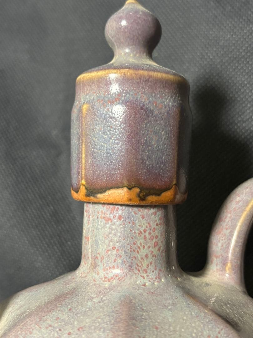 中国古美術品　宋代　鈞窯　执壺　ポット　高さ約22cm