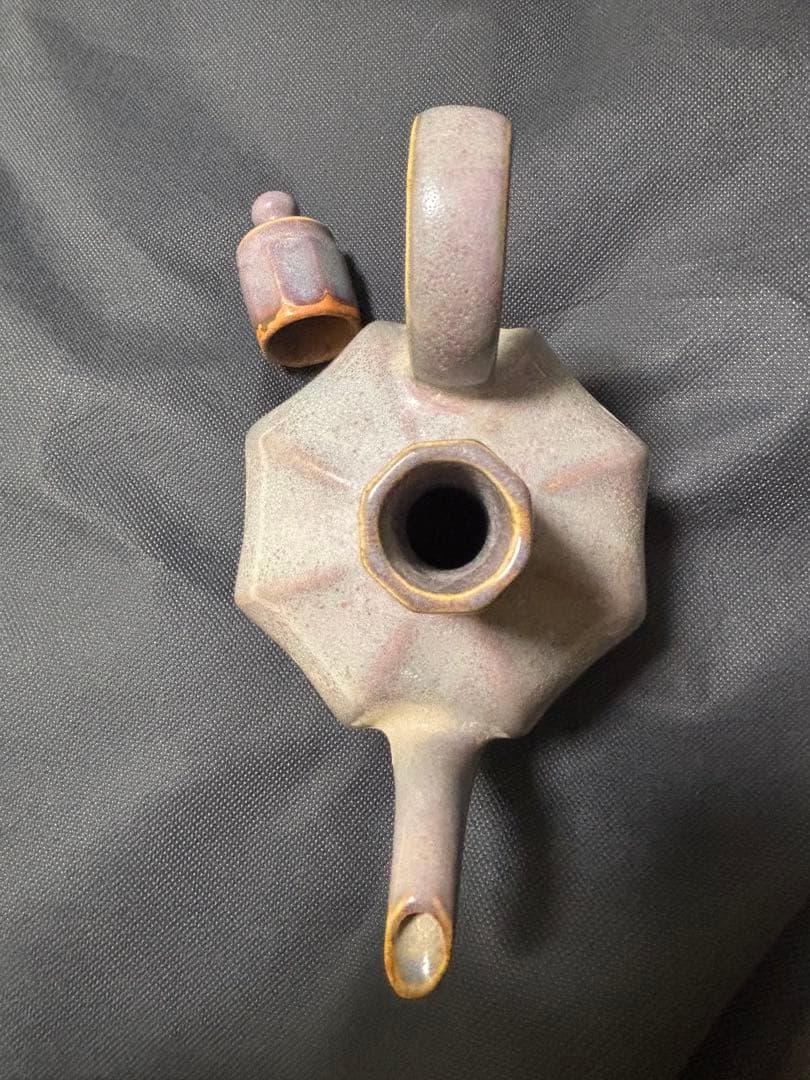 中国古美術品　宋代　鈞窯　执壺　ポット　高さ約22cm