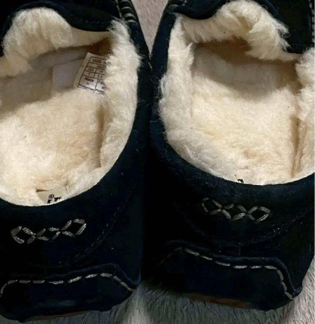 UGG ブラックスエード モカシン