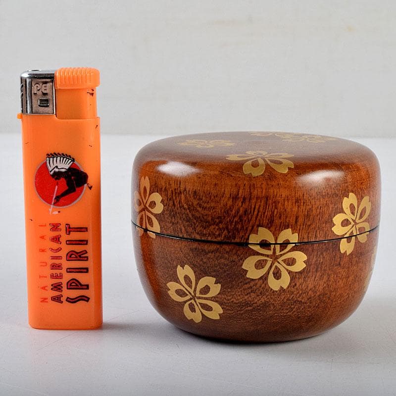 茶道具　前畑峰春作　淡々斎好　大堰川平棗　共箱　V　8987