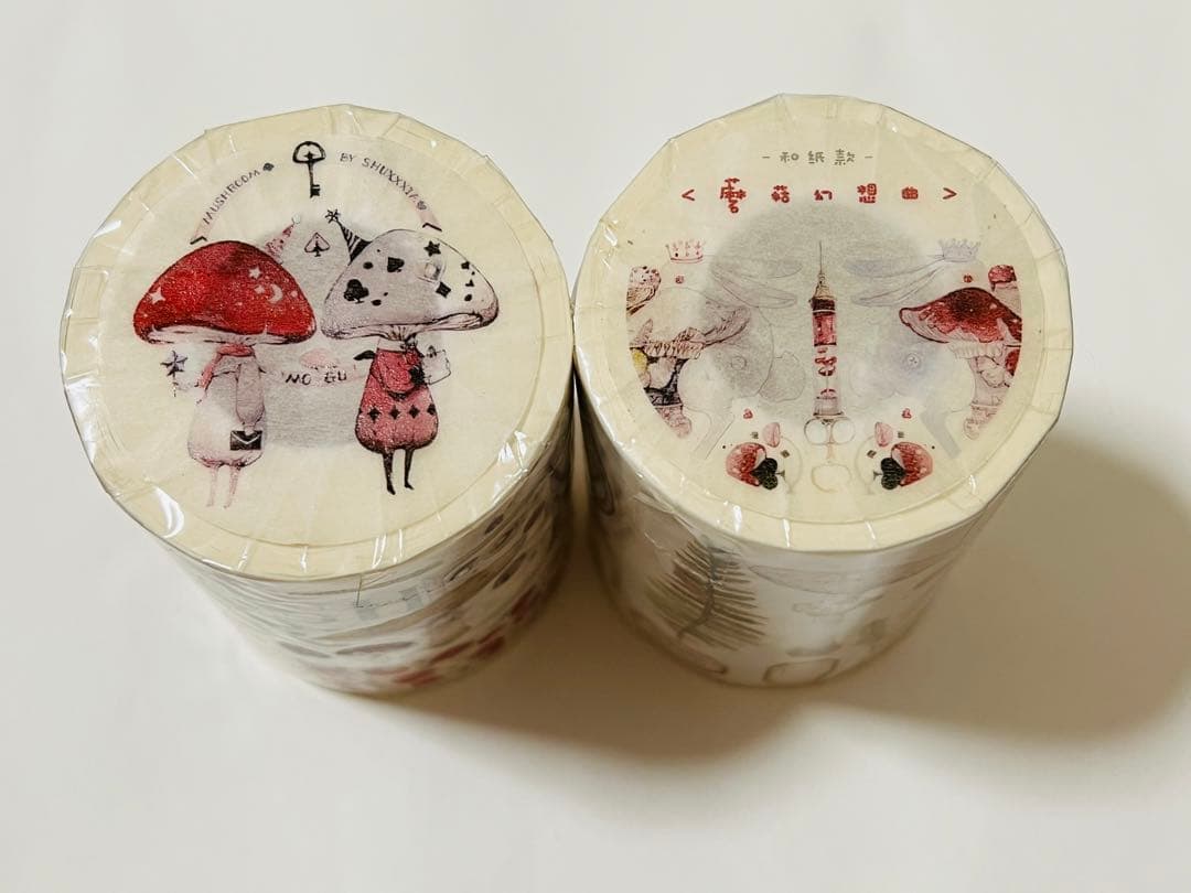 《絶版》海外　マスキングテープ　樹下下下 2点　（和紙）（47155）