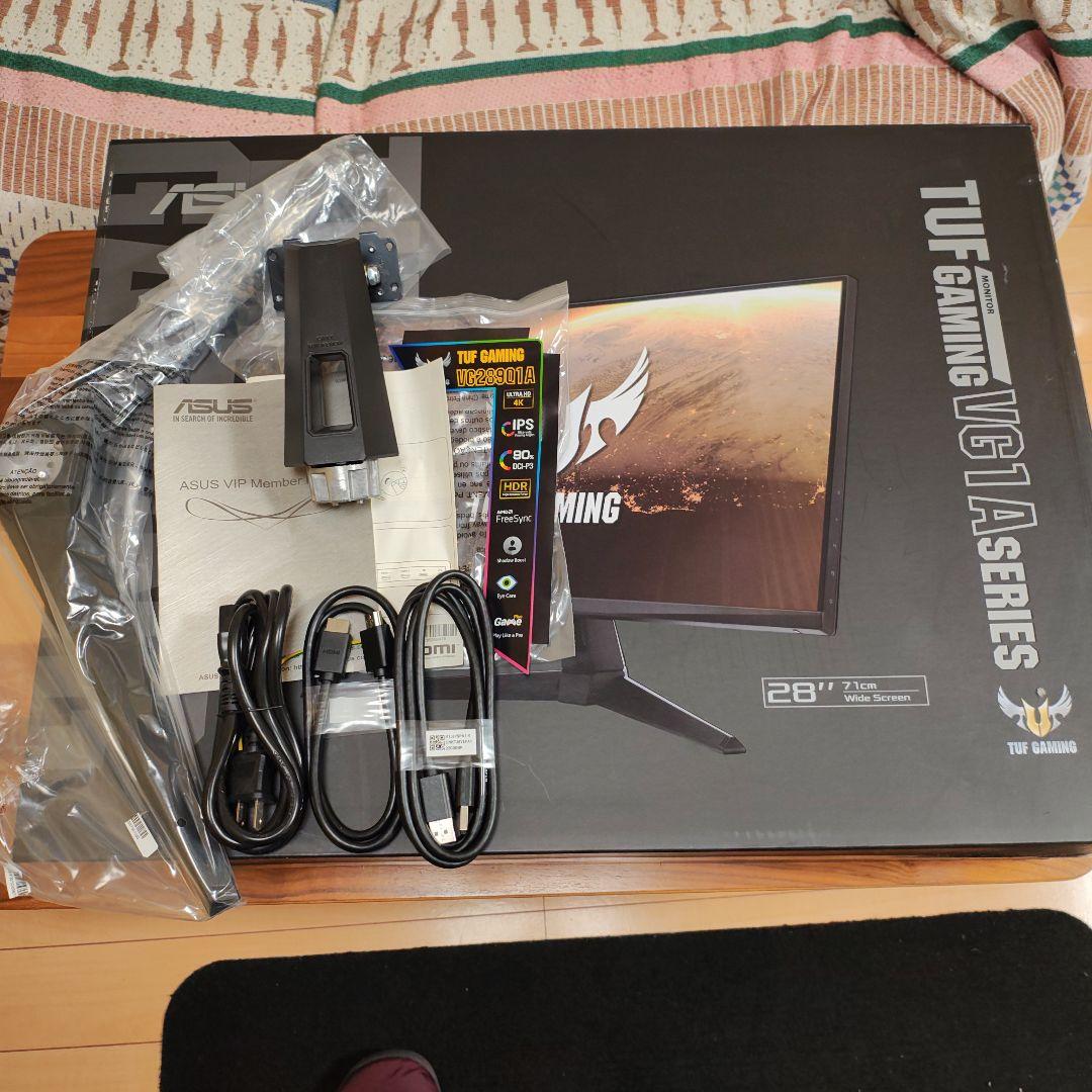 ASUS TUF Gaming VG289Q1A 28インチ　4K モニター