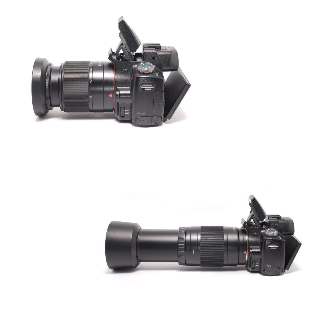❤即購入1000円OFF❤美品❤ SONY α55 超望遠レンズ ダブルズーム